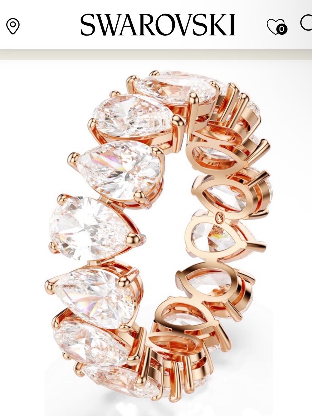 Swarovski Matrix Vittorre Ring